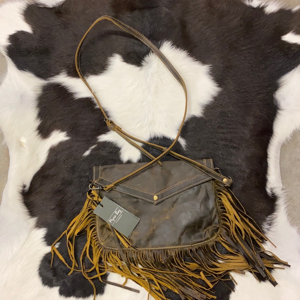 Myra fringe crossbody